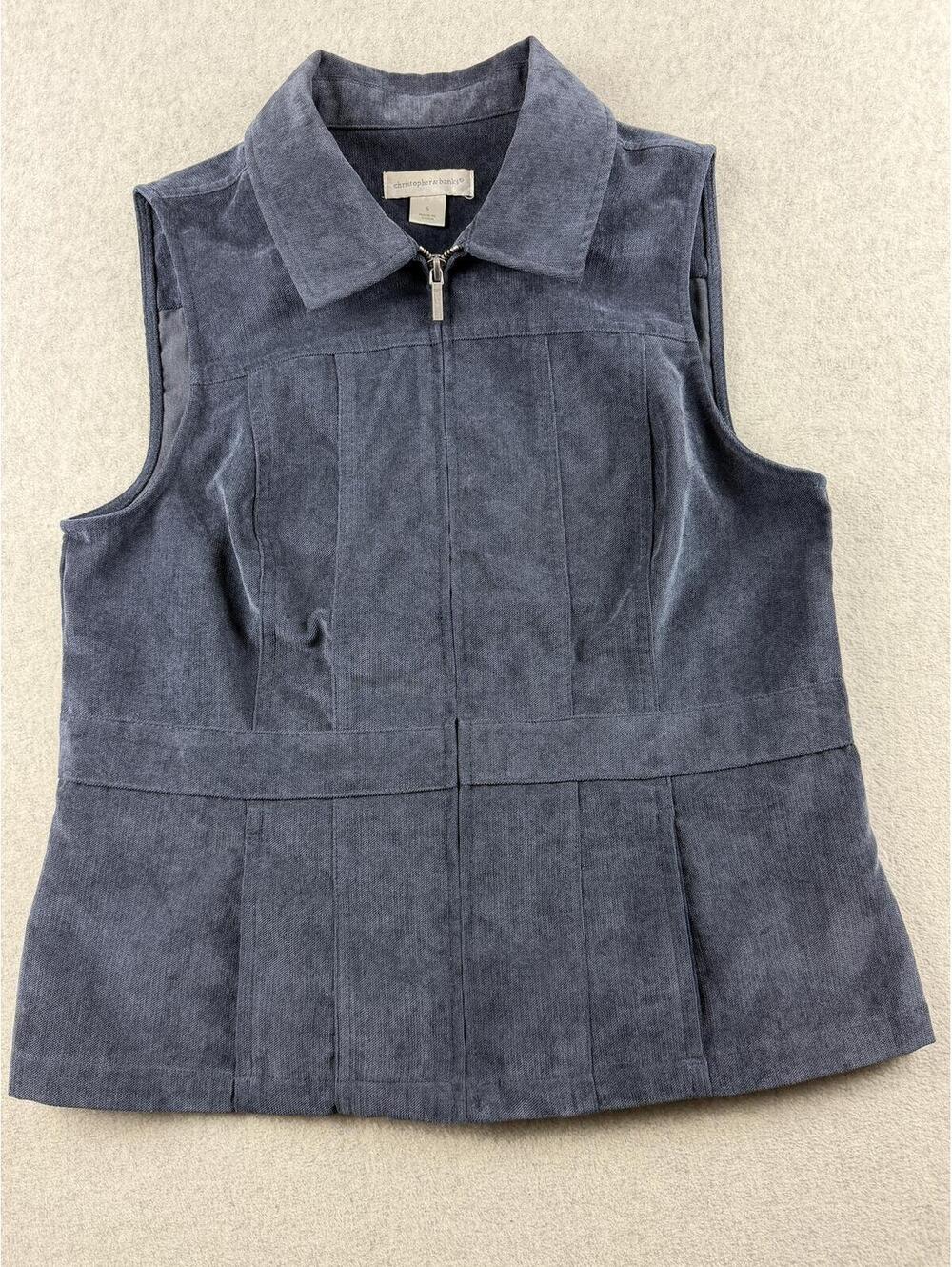Navy Vest Christopher & Banks
